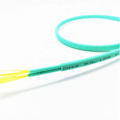 Flat Twin Indoor Optical Fiber Cable LSZH Multimode Duplex Fiber Optic Cable RoHS