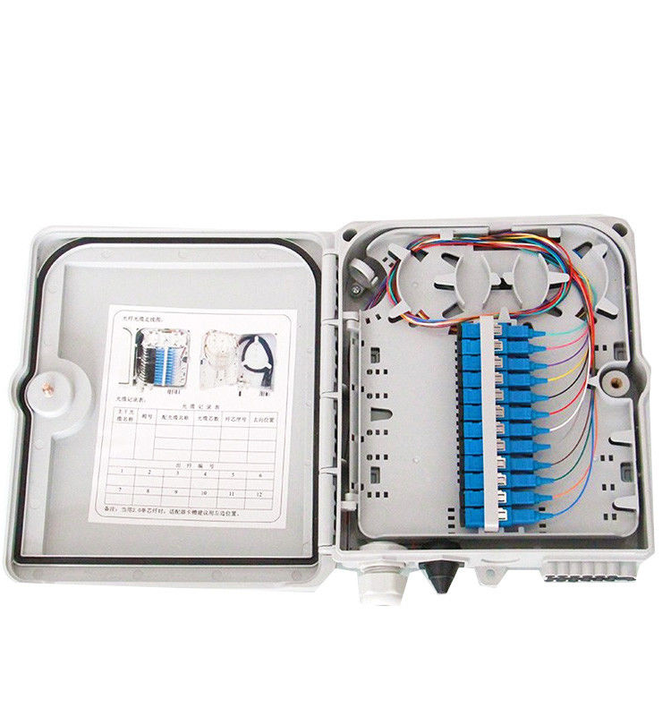 1x8 12 Cores OTB Fiber Optic Splitter Box Outdoor Fiber Distribution Cabinet